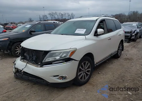2016 Nissan Pathfinder Sl из США, поврежденный, VIN 5N1AR2MN9GC666340
